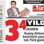 34 Yıldır JAHREN Kuzey Almanya’da Kesintisiz Yayınlanan Tek Türk Gazetesi…