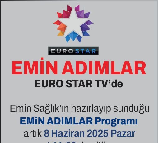 Emin Adımlar Euro Star TV’de
